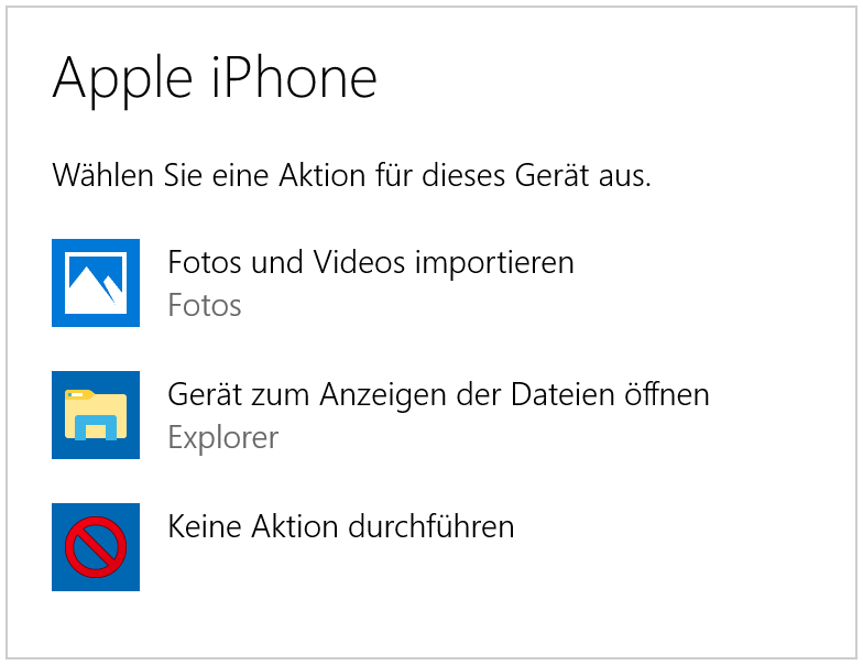 Wie Sie Fotos vom iPhone auf PC übertragen (Windows 7/8/10)