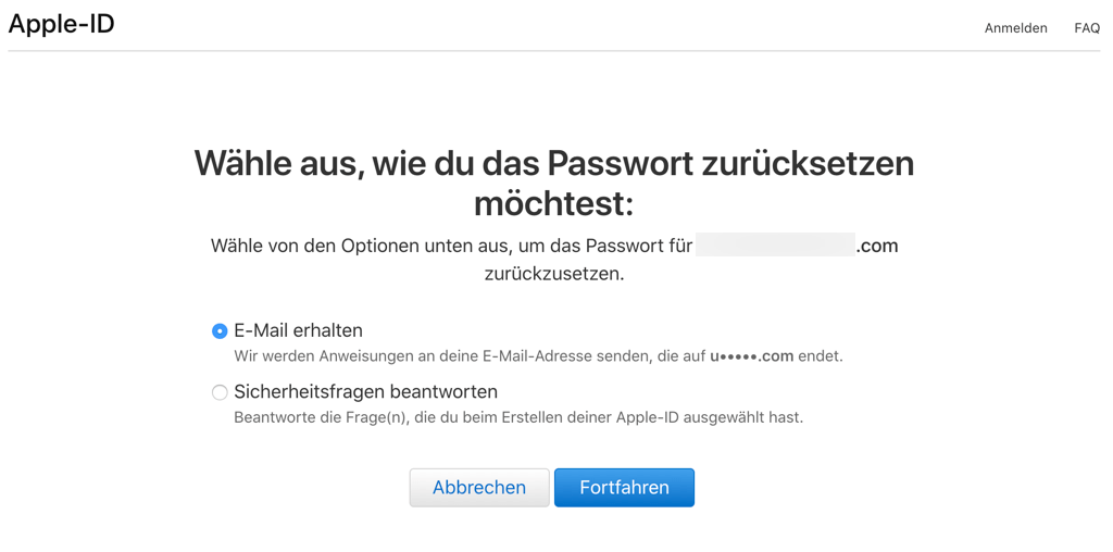 Apple Id Zurücksetzen Passwort Vergessen