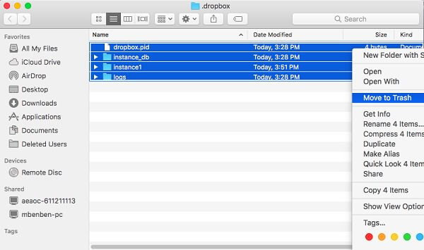 dropbox app mac