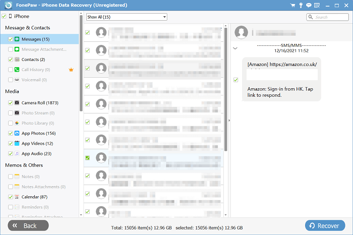 find text messages on mac