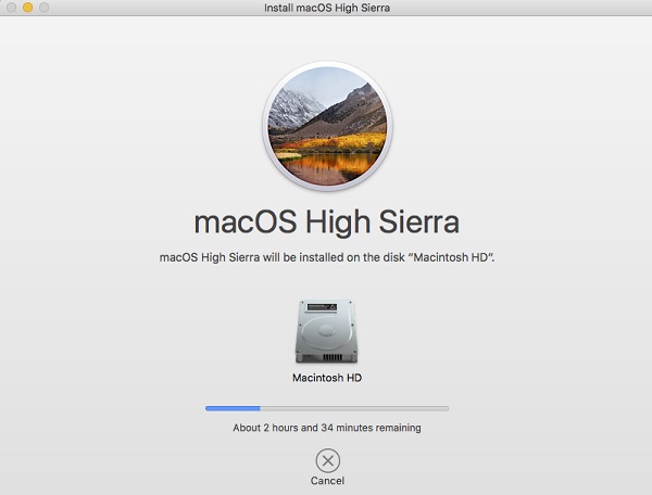 mac sierra stalls when checking for updates