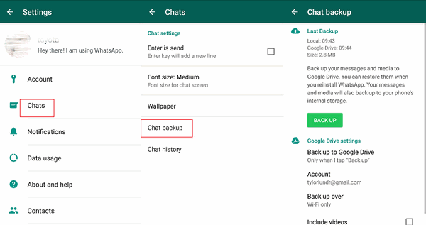 How To Transfer Whatsapp Messages From Android To Android